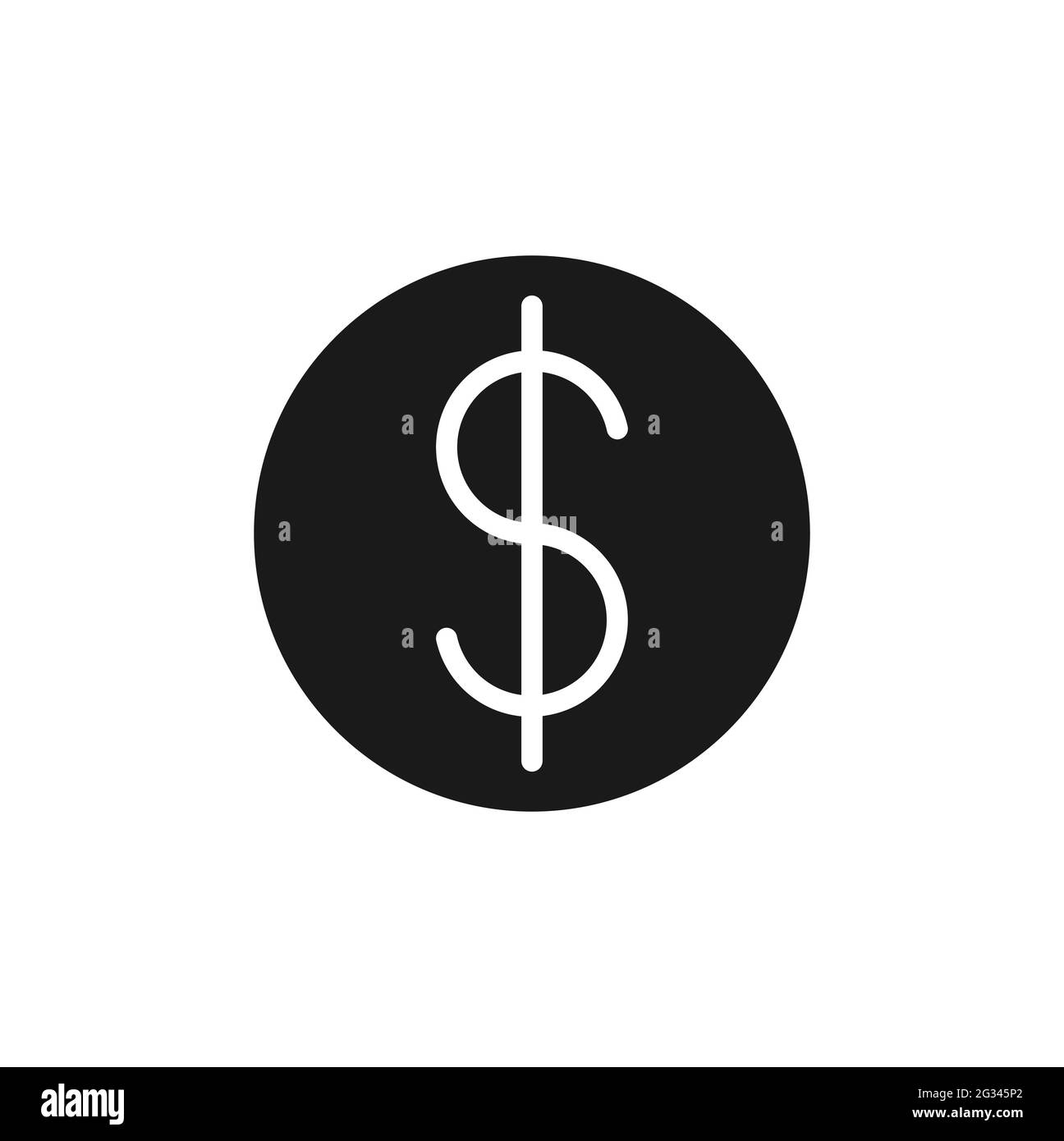 Illustration du vecteur de l'icône de pièce. Dollar monnaie icône vecteur conception concept pour le paiement, la finance, la devise et le commerce. Vecteur de pièces de monnaie ic Illustration de Vecteur