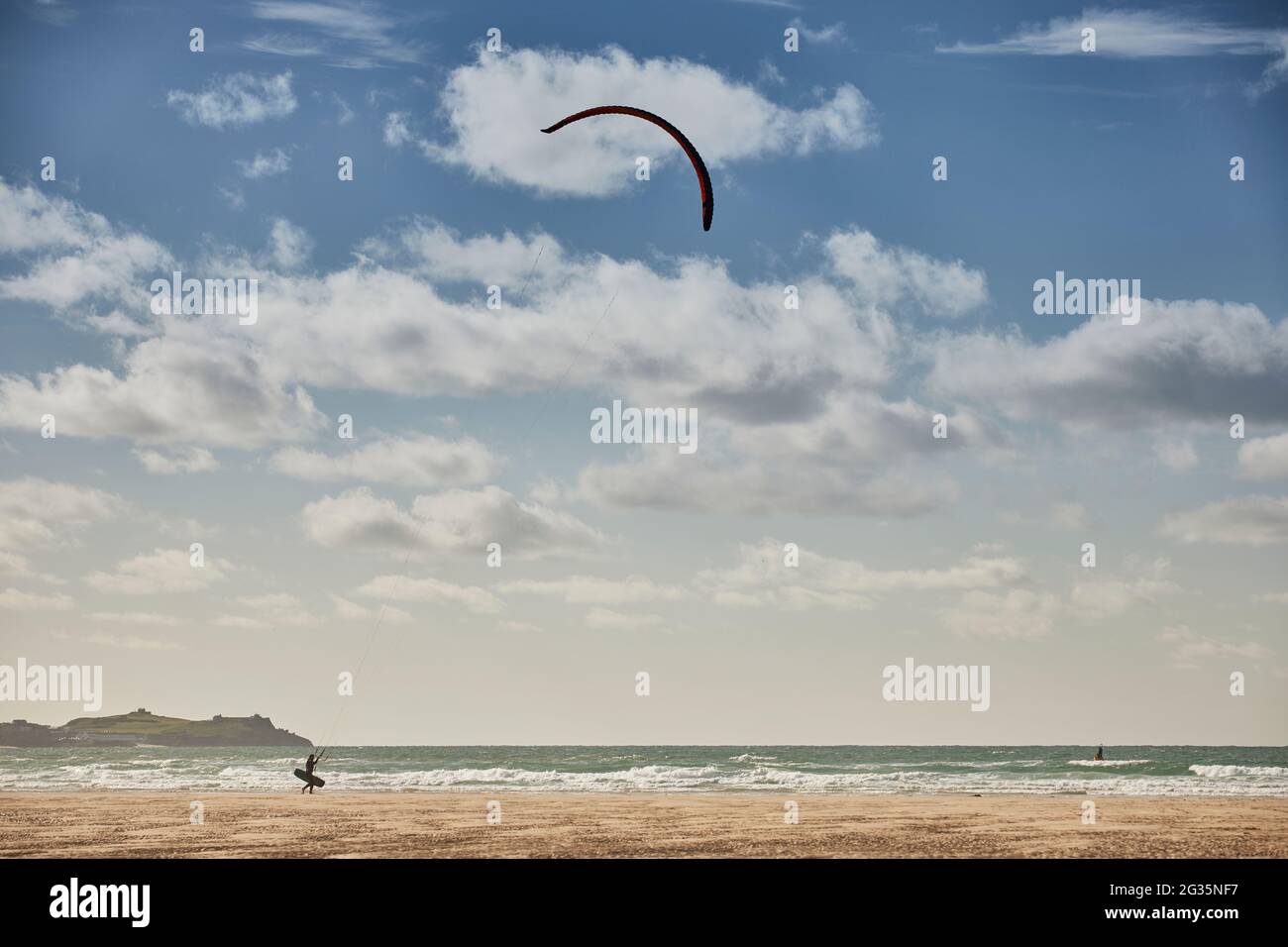 Destination touristique Cornish Hayle, à St Ives Bay, Cornwall, Angleterre, Hayle Beach Banque D'Images