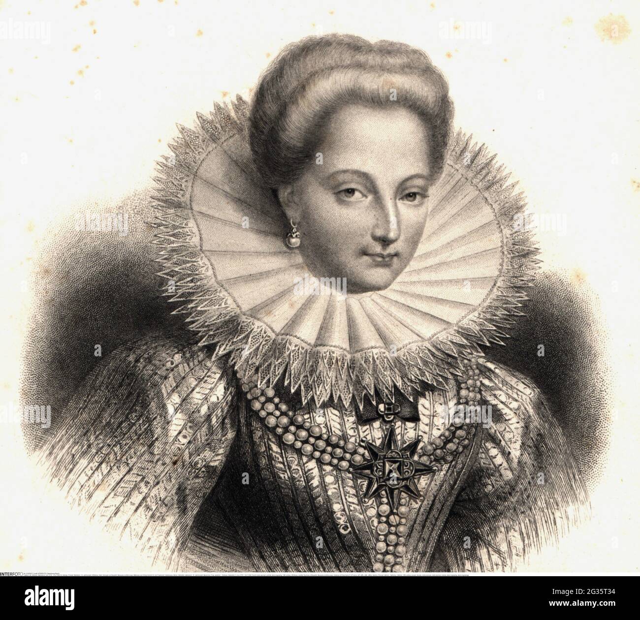 Roman noble women engraving Banque de photographies et d’images à haute