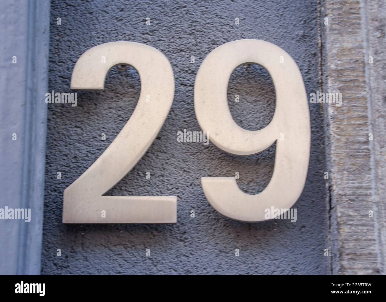 Hausnummer 29 Banque D'Images