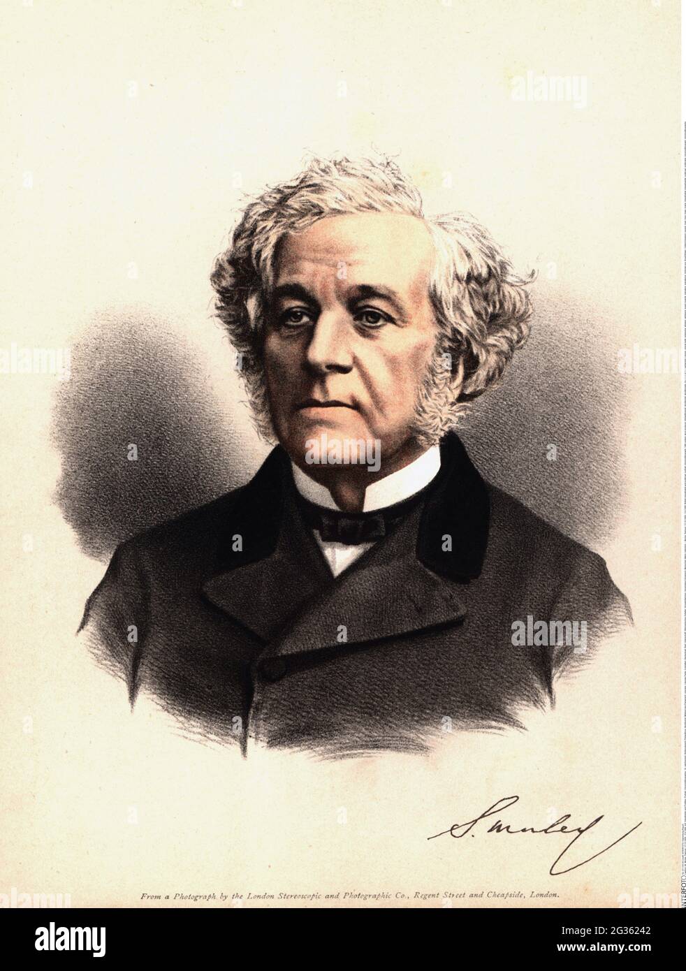 Morley, Samuel, 15.10.1809 - 5.9.1886, industriel et politicien britannique, portrait, DROITS-SUPPLÉMENTAIRES-AUTORISATION-INFO-NON-DISPONIBLE Banque D'Images