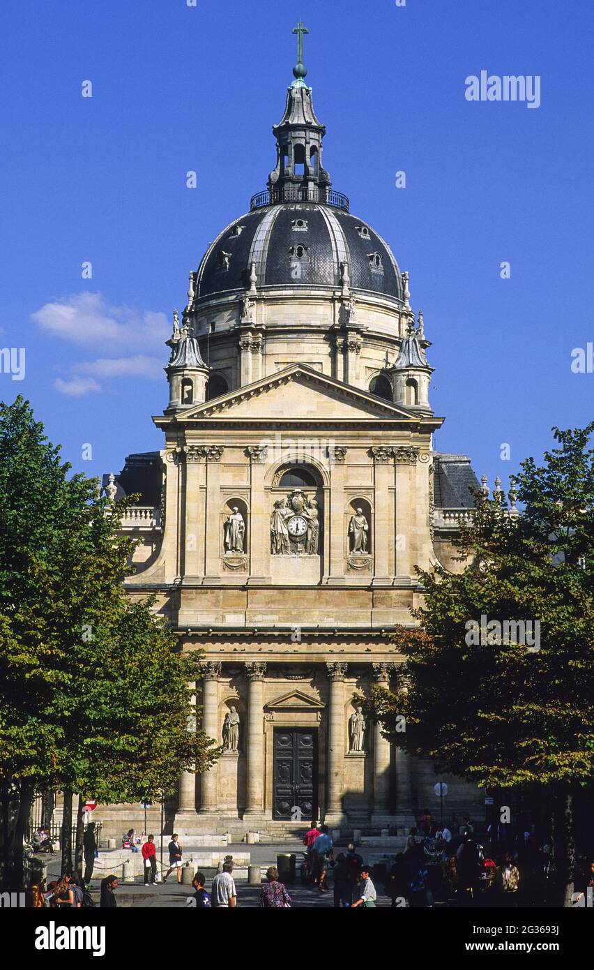 FRANCE PARIS (75) 5ÈME ARRONDISSEMENT, LA SORBONNE Banque D'Images