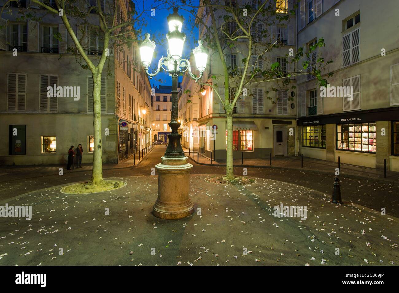 FRANCE PARIS (75) 6ÈME ARRONDISSEMENT, PLACE FURSTENBERG Banque D'Images