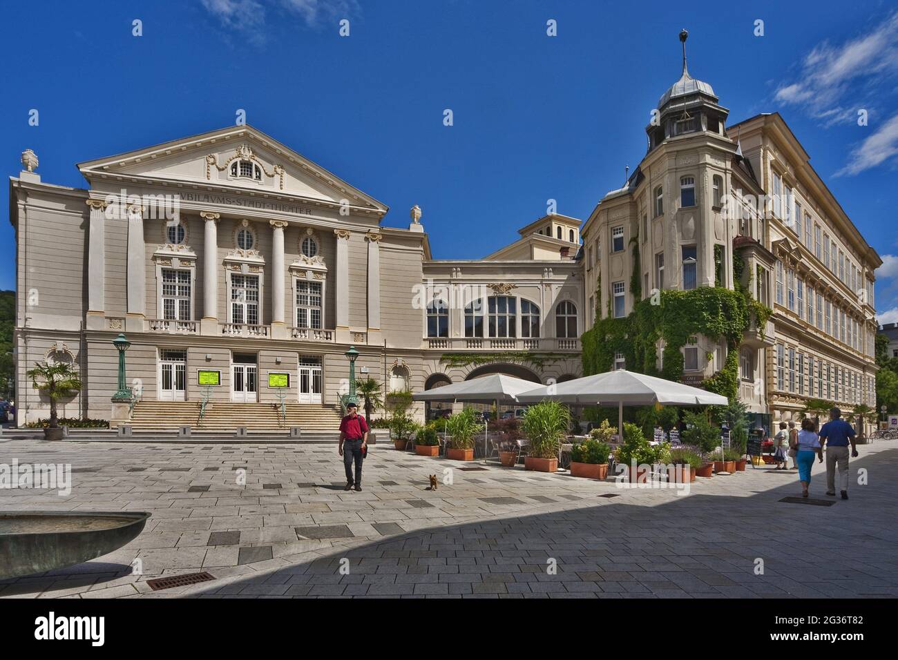 Théâtre à Baden, Stadttheater, Autriche, Vienne, Baden Banque D'Images