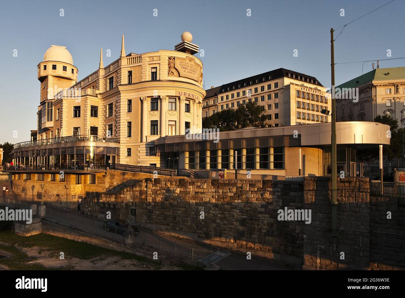 Observatoire d'Urania, Autriche, Vienne Banque D'Images