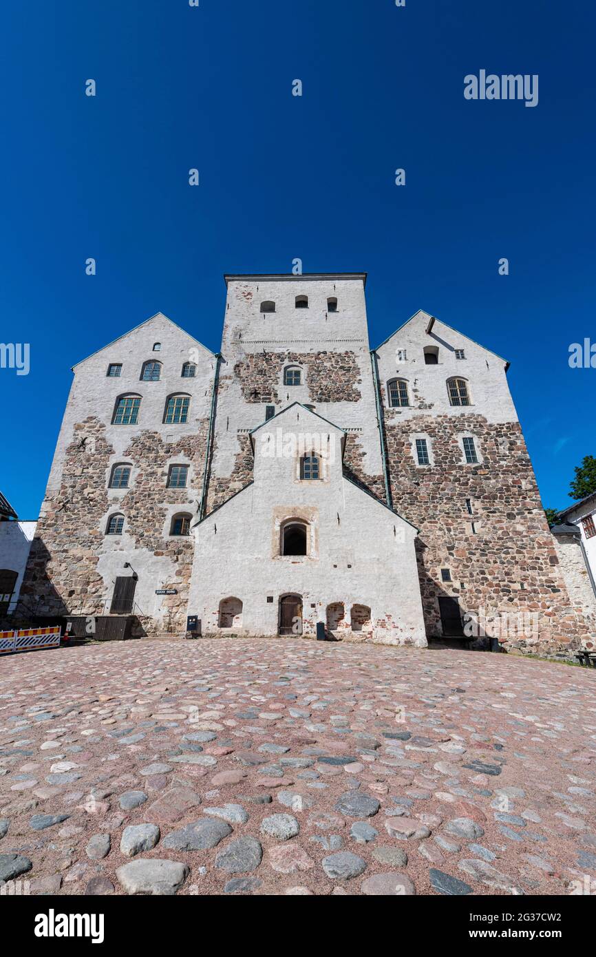 Le château de Turku, Turku, Finlande Banque D'Images