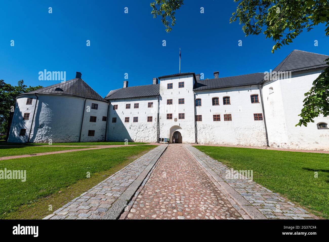 Le château de Turku, Turku, Finlande Banque D'Images