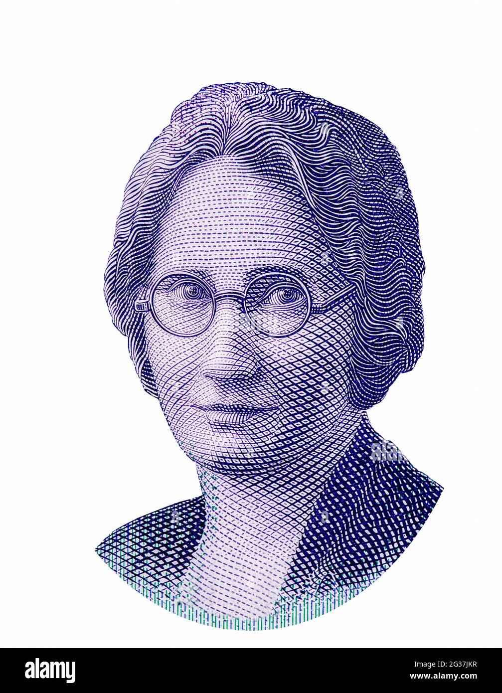 Agnes Macphail, Portrait du Canada 10 dollars 2017 Billets en polymère, Banque D'Images