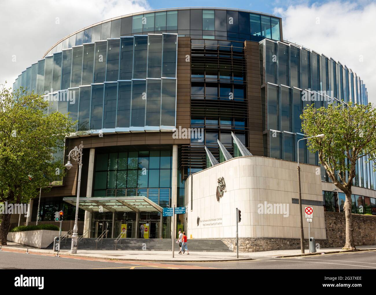 Tribunaux pénaux de la justice Dublin Irlande Europe UE à partir de juin 2021 Banque D'Images