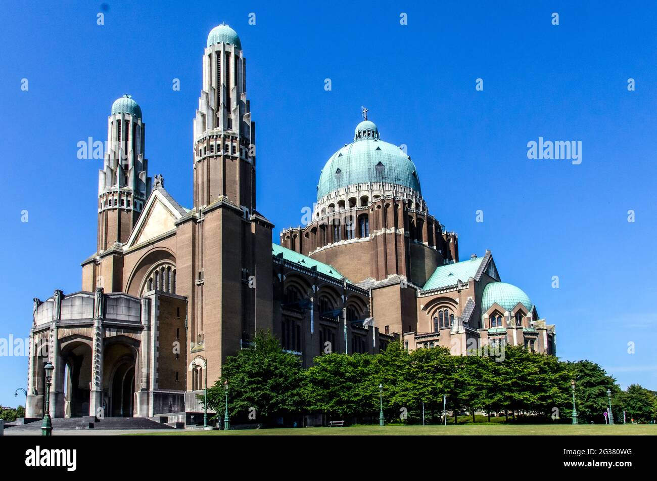 Basilique du Sacré-Cœur de Bruxelles Banque D'Images