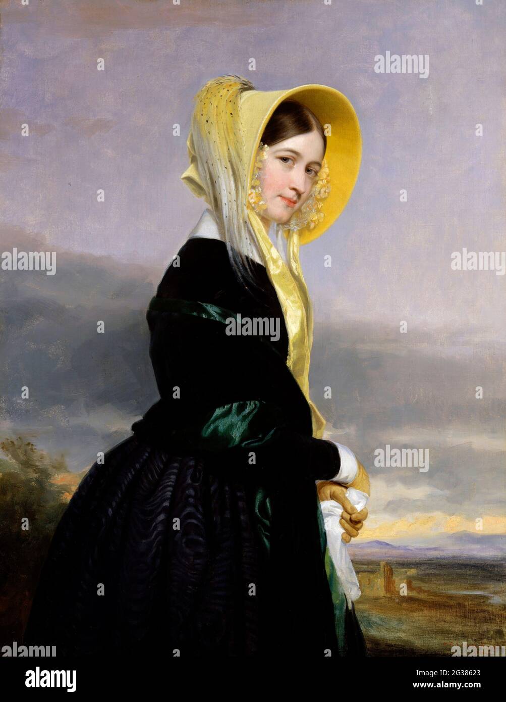 Euphemia White Van Rensselaer par George Peter Alexander Healy (1813-1894), huile sur toile, 1842 Banque D'Images