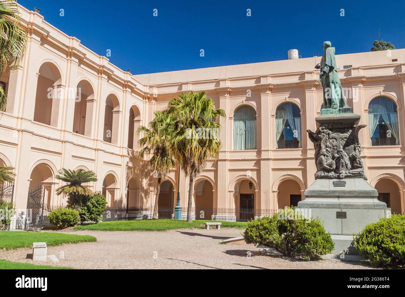 Cour de l'immeuble jésuite à Cordoue, en Argentine Banque D'Images