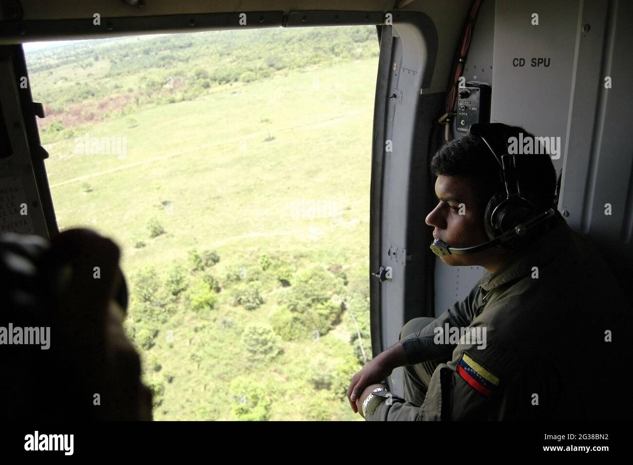 Opérations militaires de l'armée vénézuélienne pour lutter contre les guérilleros colombiens à la frontière. Banque D'Images