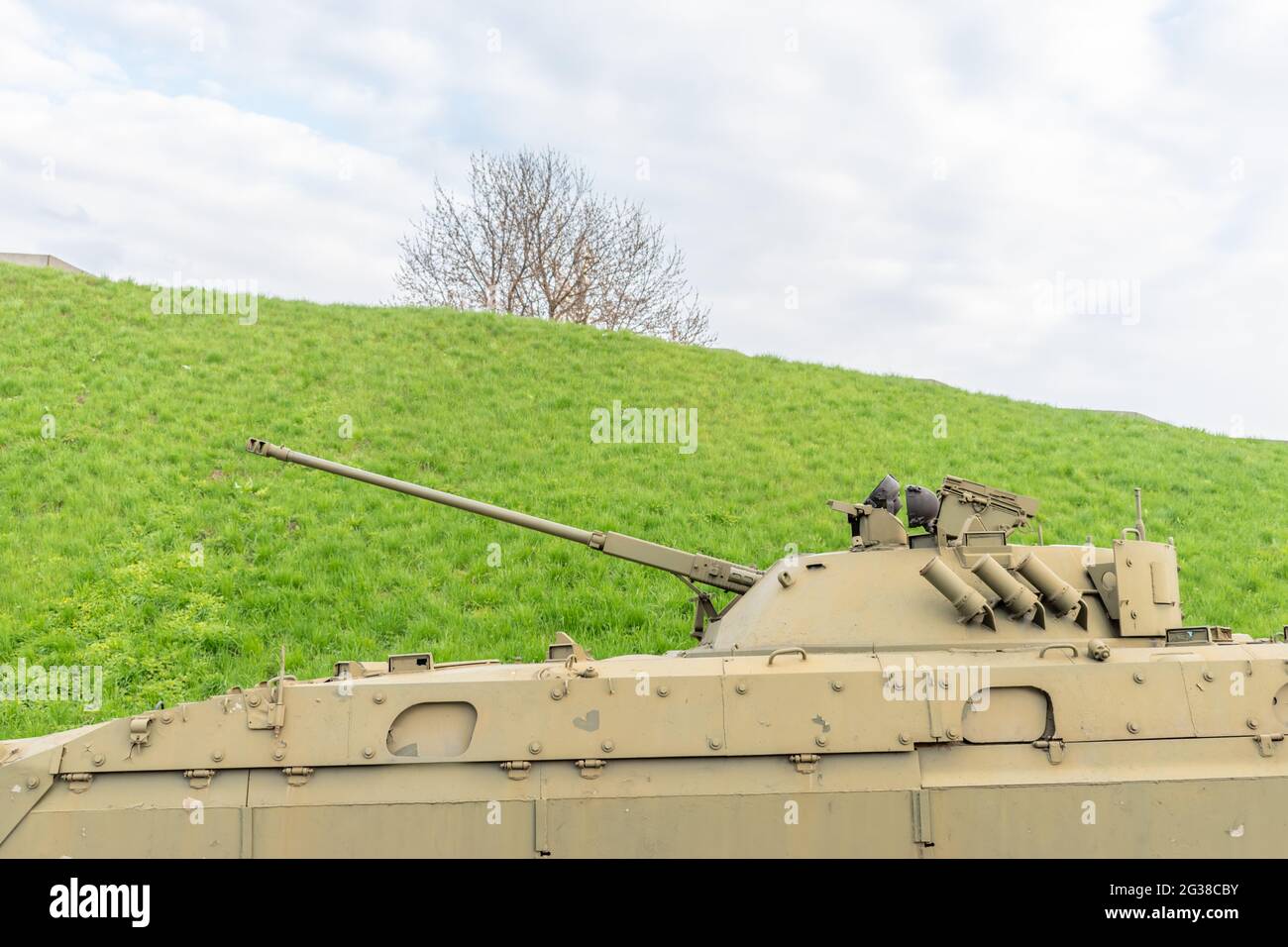 Char de l'armée au Musée national d'histoire ukrainienne de la Seconde Guerre mondiale. Banque D'Images