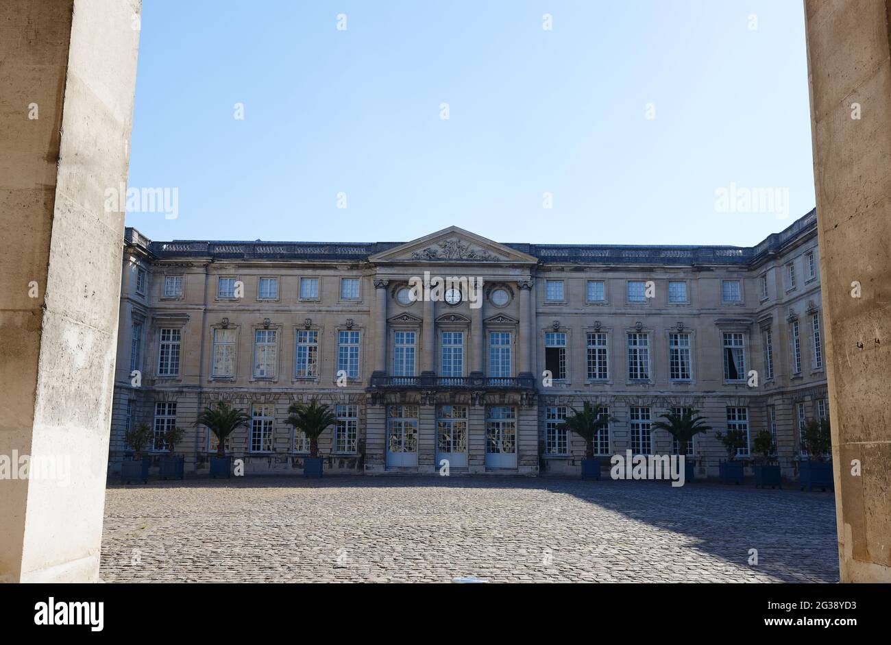 Le Palais impérial de la ville de Compiegne, dans le département de l'Oise, a connu sa plus grande gloire sous Napoléon III Banque D'Images