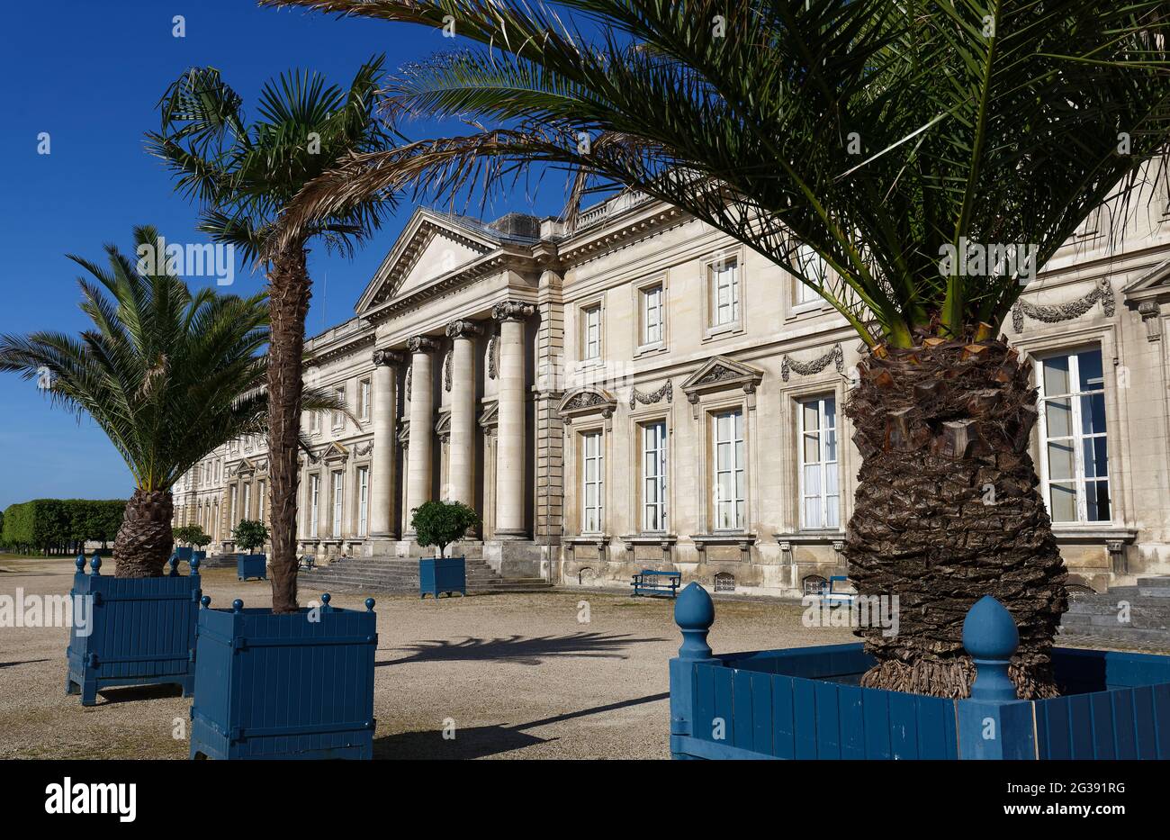 Le Palais impérial de la ville de Compiegne, dans le département de l'Oise, a connu sa plus grande gloire sous Napoléon III Banque D'Images