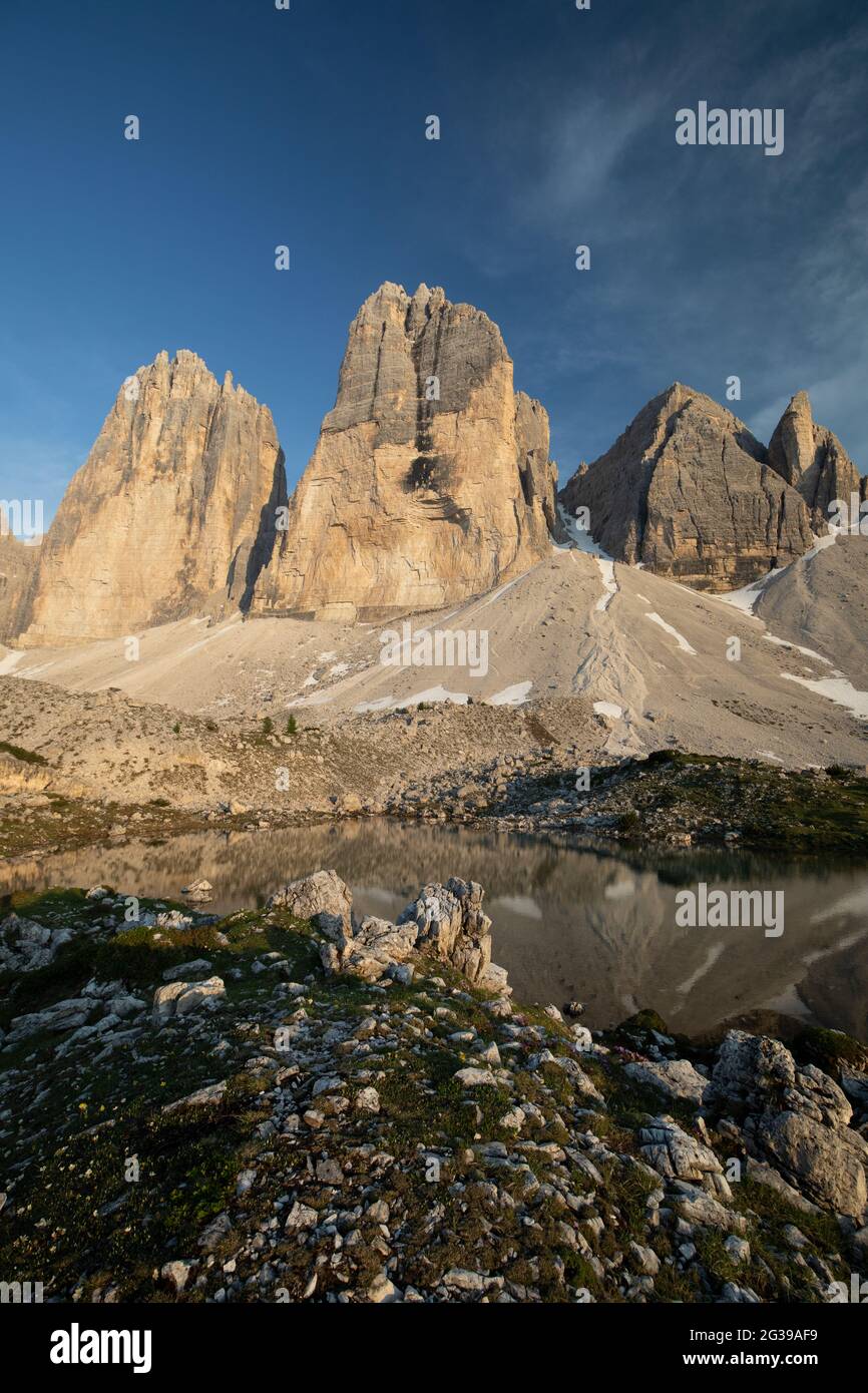 Dolomites montagnes en Italie chaîne de montagnes panorama Banque D'Images