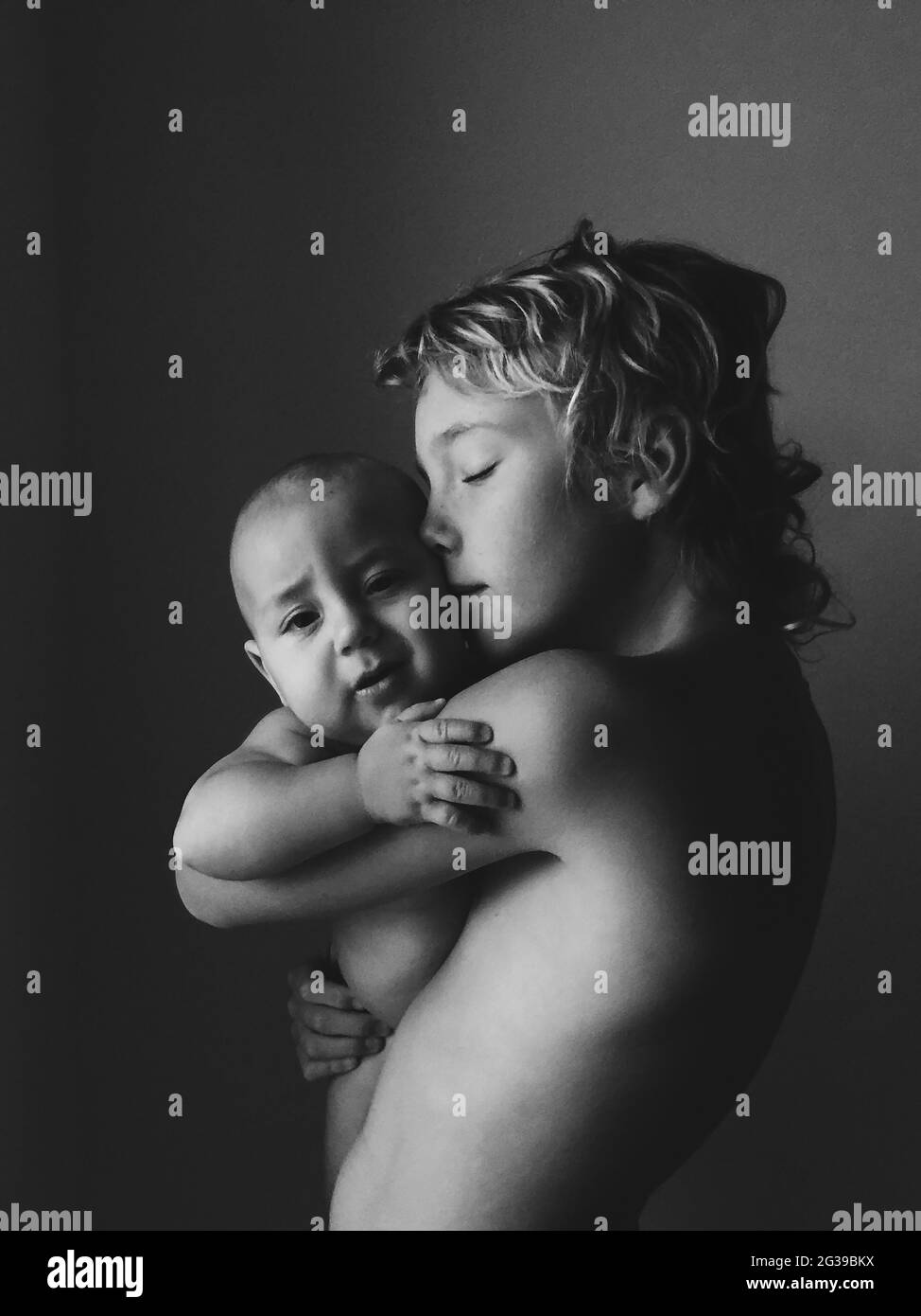 Geste De Tendresse Banque D Images Noir Et Blanc Alamy