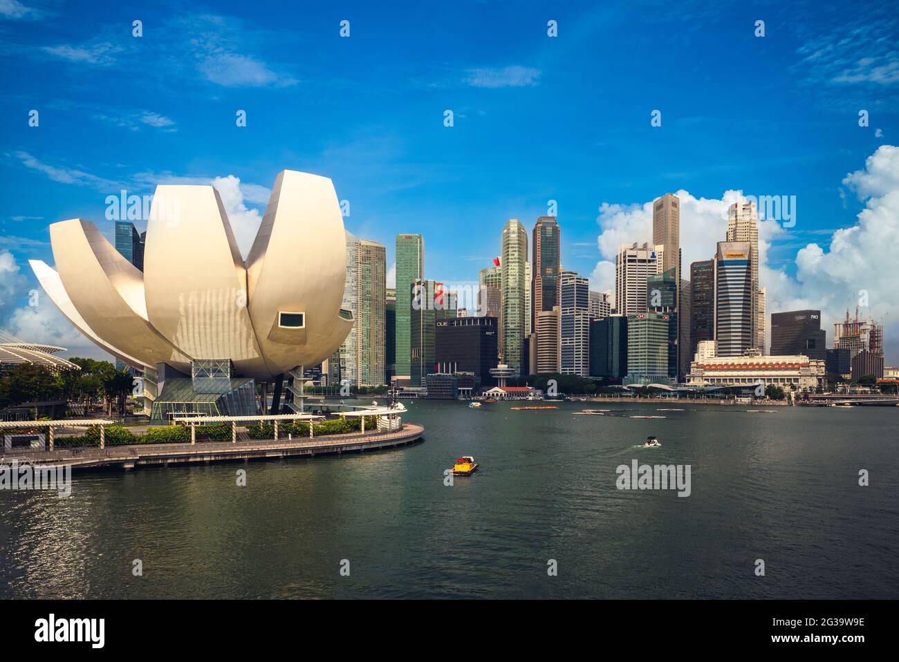 10 août 2018 : Artscience, un musée dans la station intégrée de Marina Bay Sands à la zone centrale de Singapour, a été ouvert le 17 février 2011 an Banque D'Images