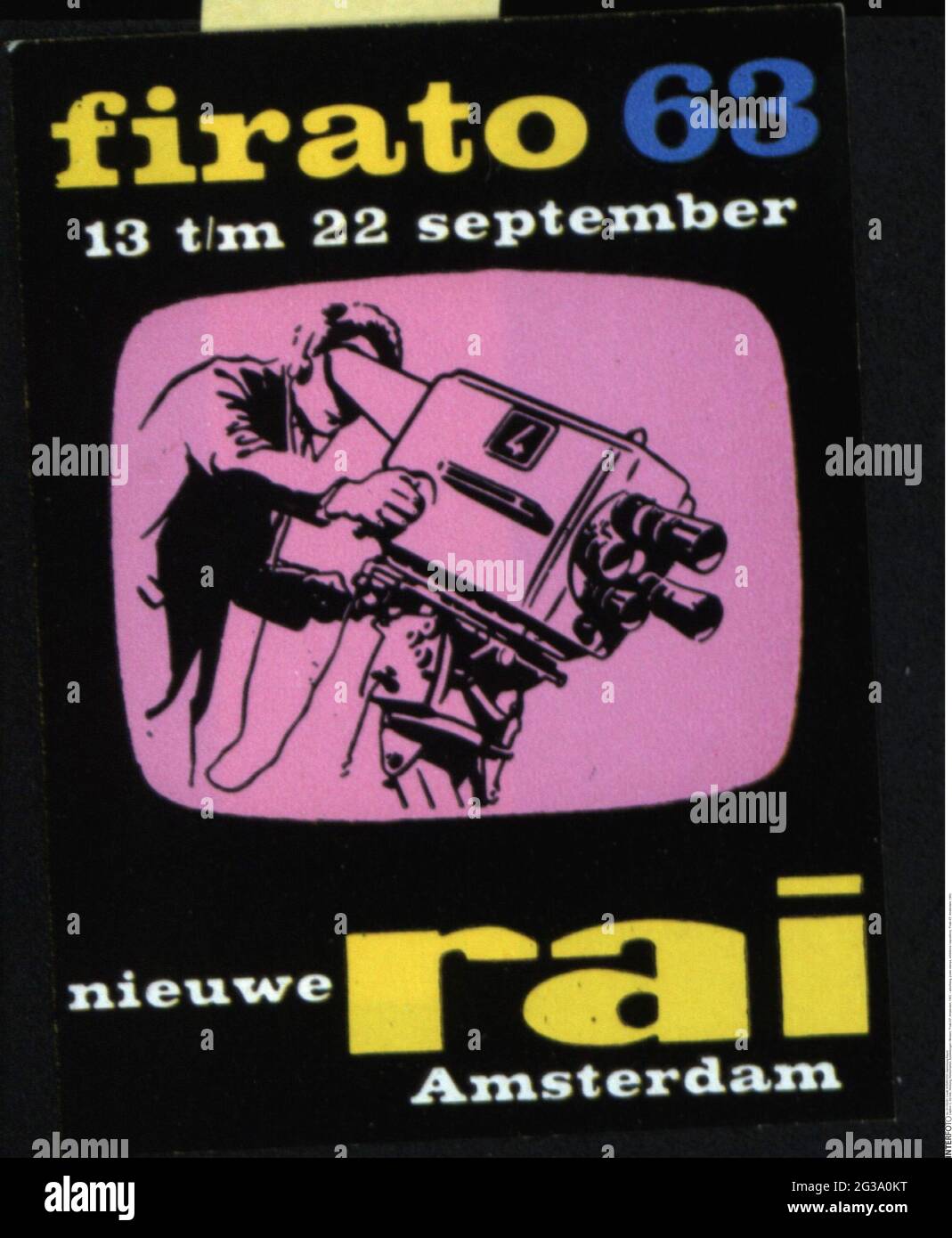Publicité, timbres-poste, expositions, 'Firato 63', Amsterdam, 1963, INFO-AUTORISATION-DROITS-SUPPLÉMENTAIRES-NON-DISPONIBLE Banque D'Images