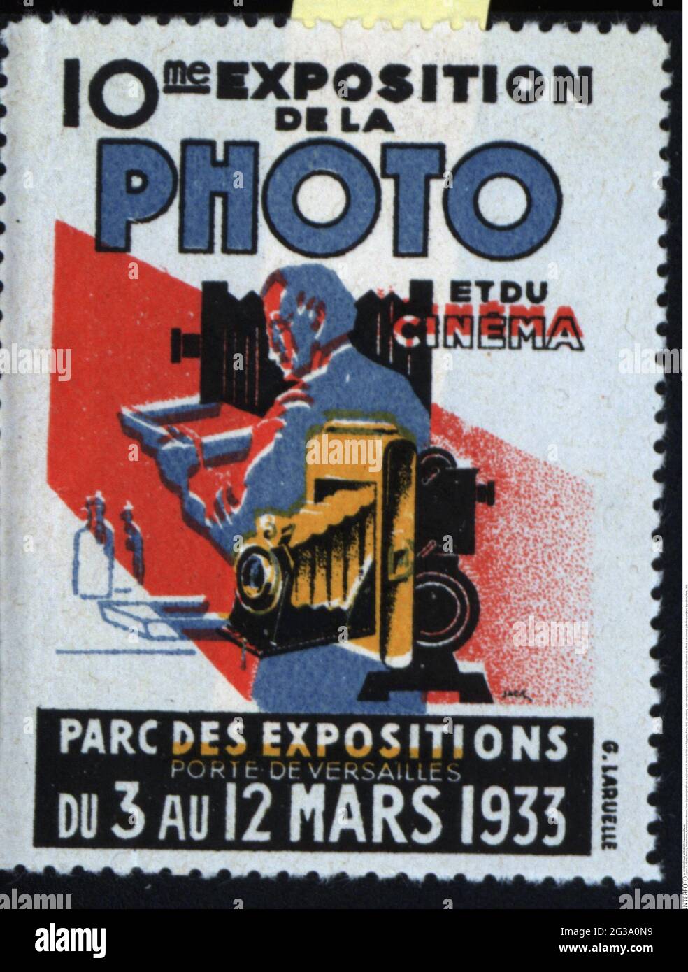 Publicité, timbres-affiches, expositions / expositions, DROITS-SUPPLÉMENTAIRES-AUTORISATION-INFO-NON-DISPONIBLE Banque D'Images