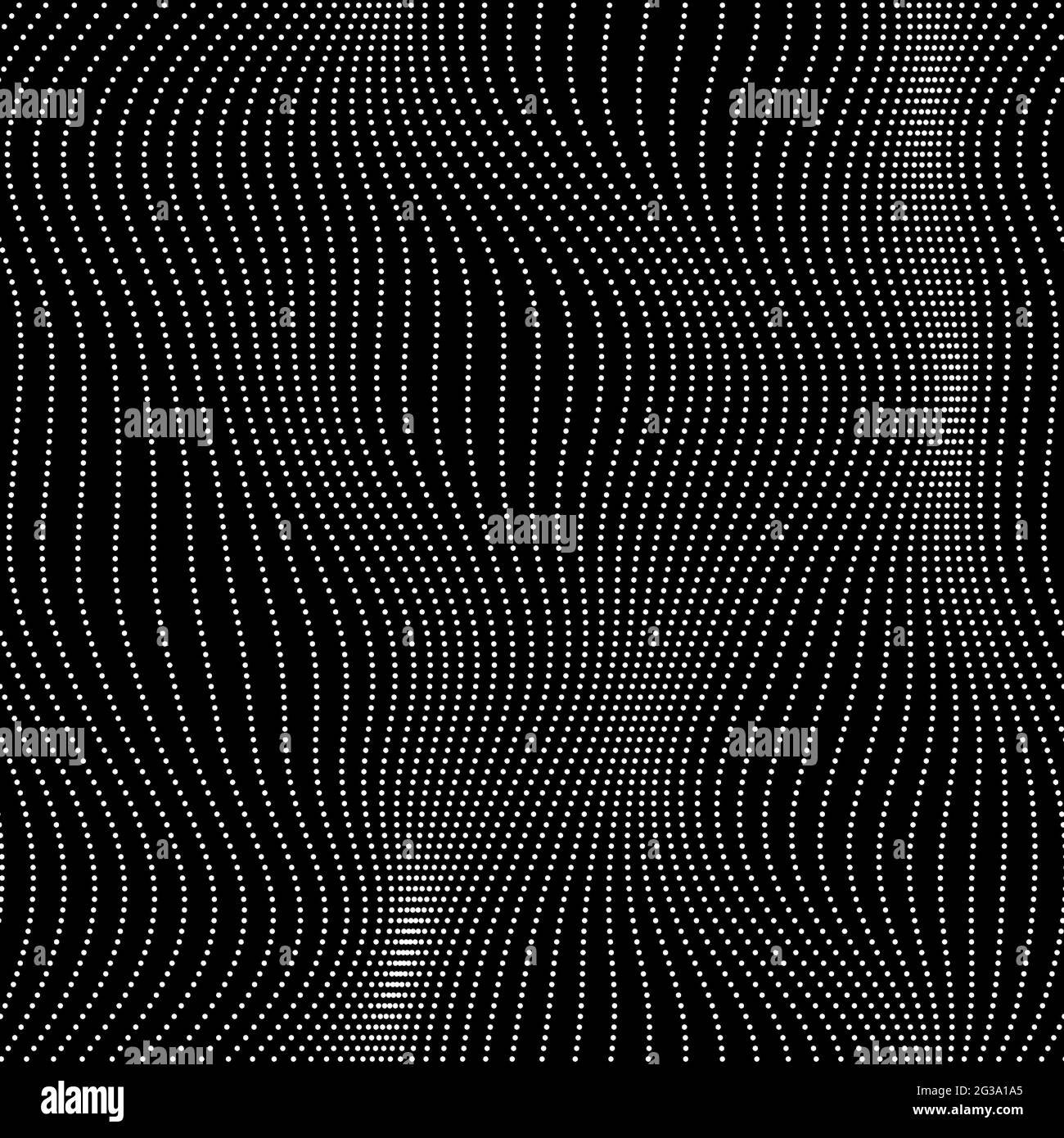 Tableau ondulé sans couture de motifs à points pour l'impression ou le numérique utilisation Banque D'Images