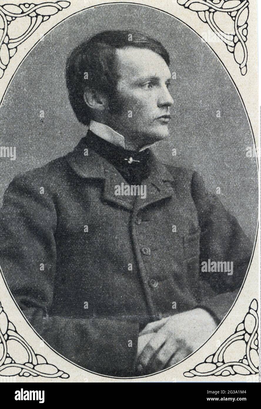 Vogeler, Heinrich, 12.12.1872 - 14.6.1942, peintre et graphiste allemand, portrait, vers 1897, DROITS-SUPPLÉMENTAIRES-AUTORISATION-INFO-NON-DISPONIBLE Banque D'Images