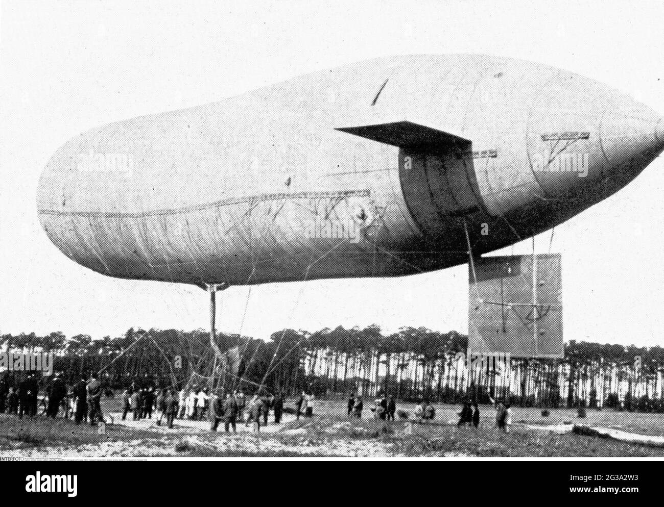 Transport / transport, aviation, avion, avion PL 1 d'août von Parseval, 1909, DROITS-SUPPLÉMENTAIRES-AUTORISATION-INFO-NON-DISPONIBLE Banque D'Images