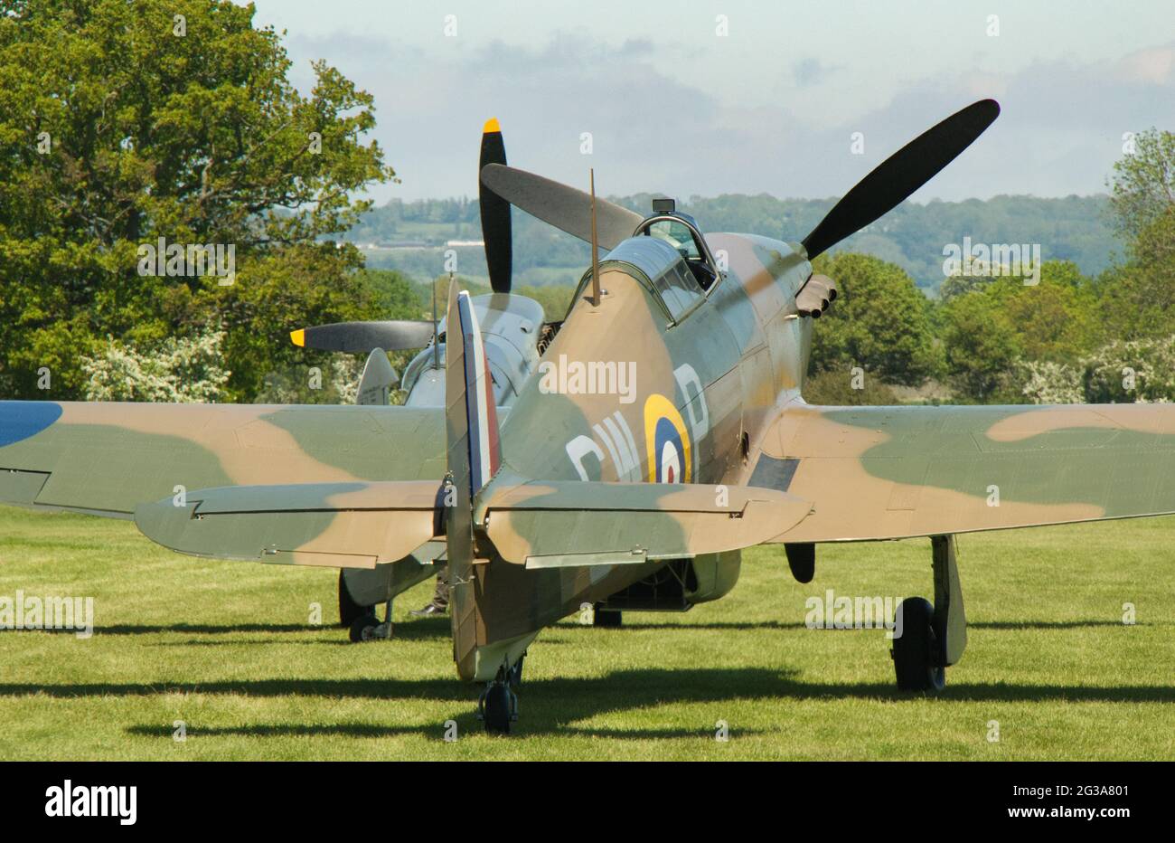 Warbirds : Spitfire & Hurricane Banque D'Images