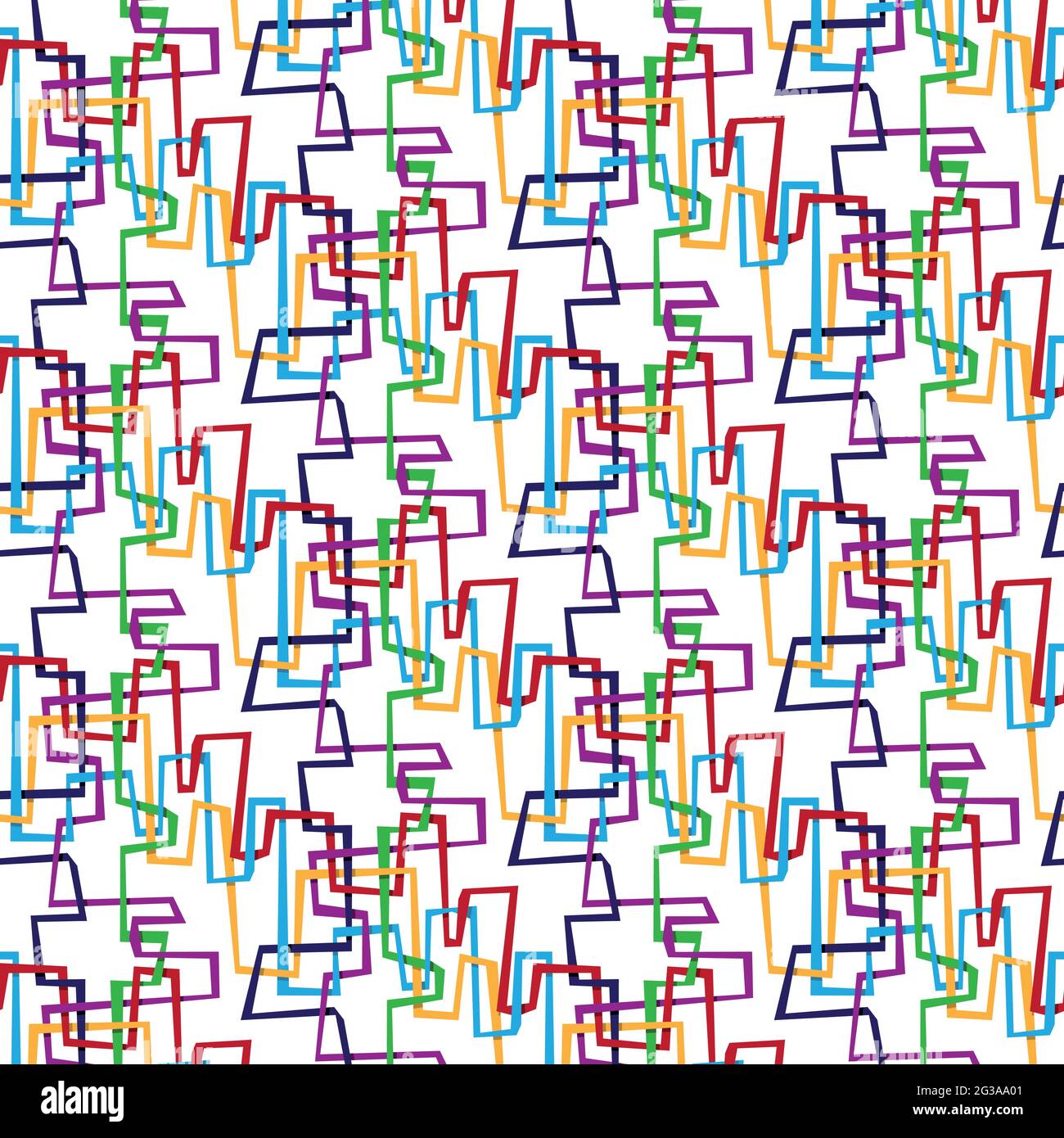 Intersection de bandes colorées, arrière-plan abstrait, illustration vectorielle Illustration de Vecteur