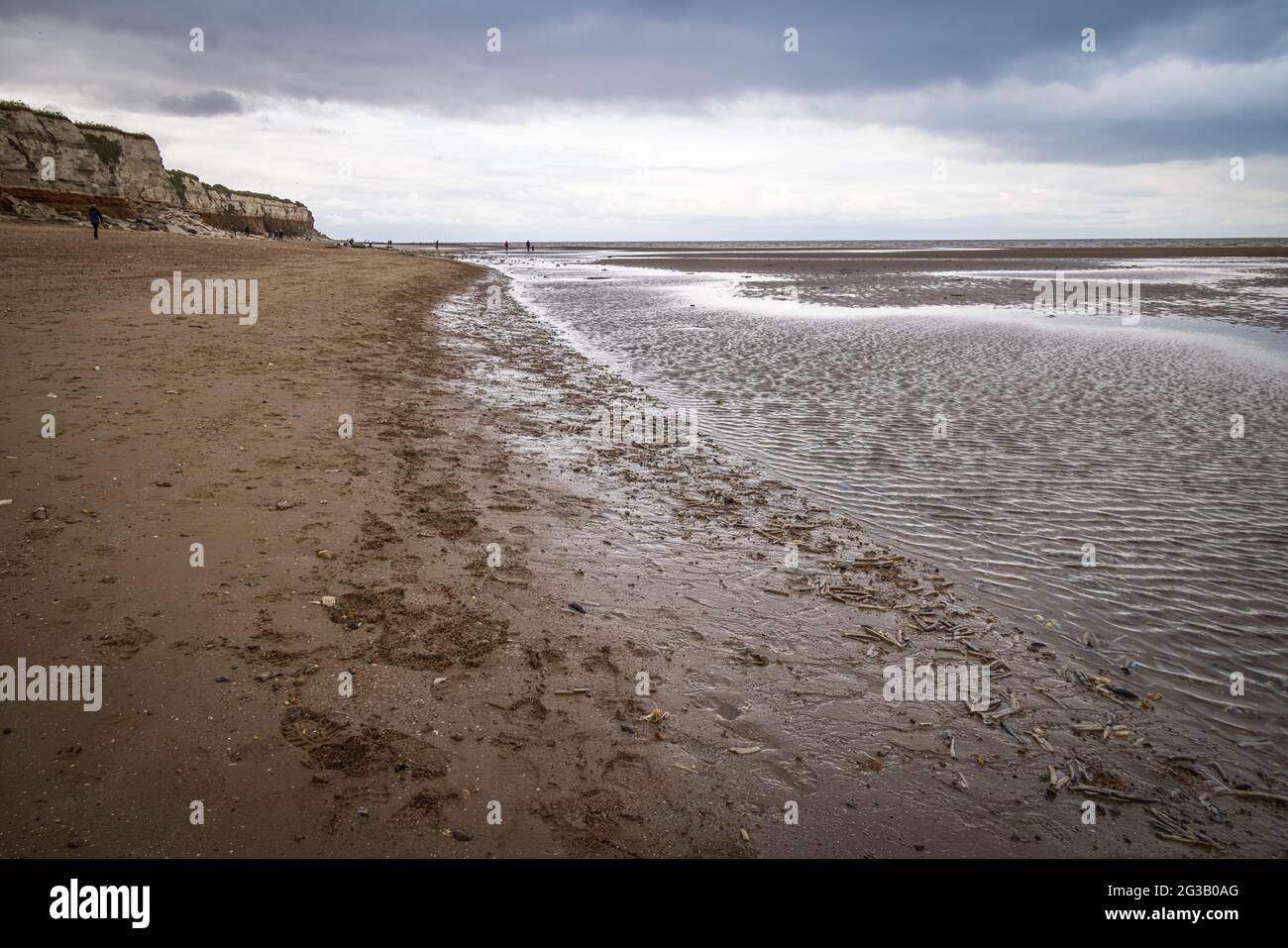 Hunstanton Beach, Norfolk, Angleterre Banque D'Images