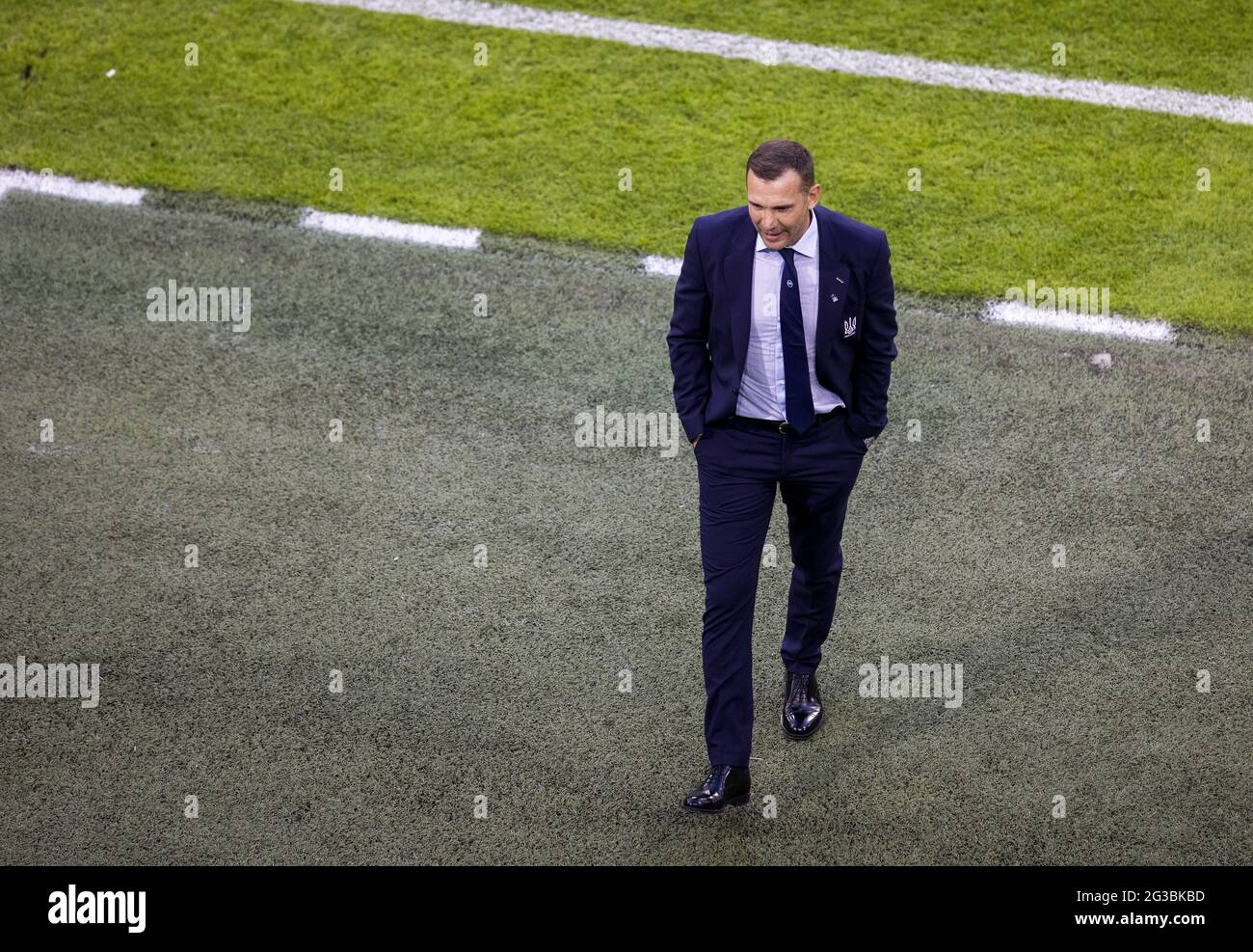 Entraîneur Andriy Shevchenko (Ukraine) Niederlande - Ukraine Amsterdam, 13.06.2021, Fussball, saison 2020/21 Foto: Moritz Müller Copyright (nur für j Banque D'Images