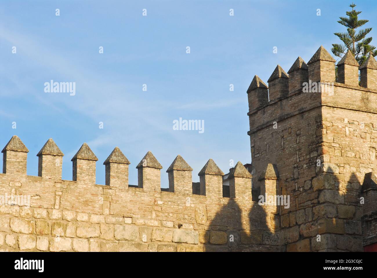 Alcazar de Séville (Real Alcazar de Séville), Espagne Banque D'Images