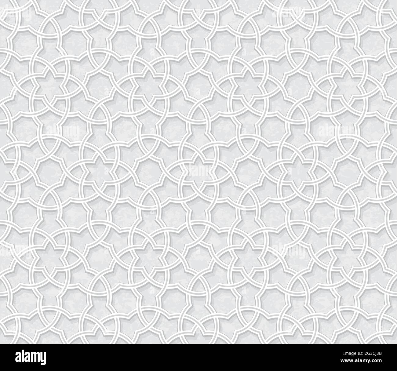 Motif floral géométrique avec Light Grey Grunge Fond, Vector Illustration Illustration de Vecteur