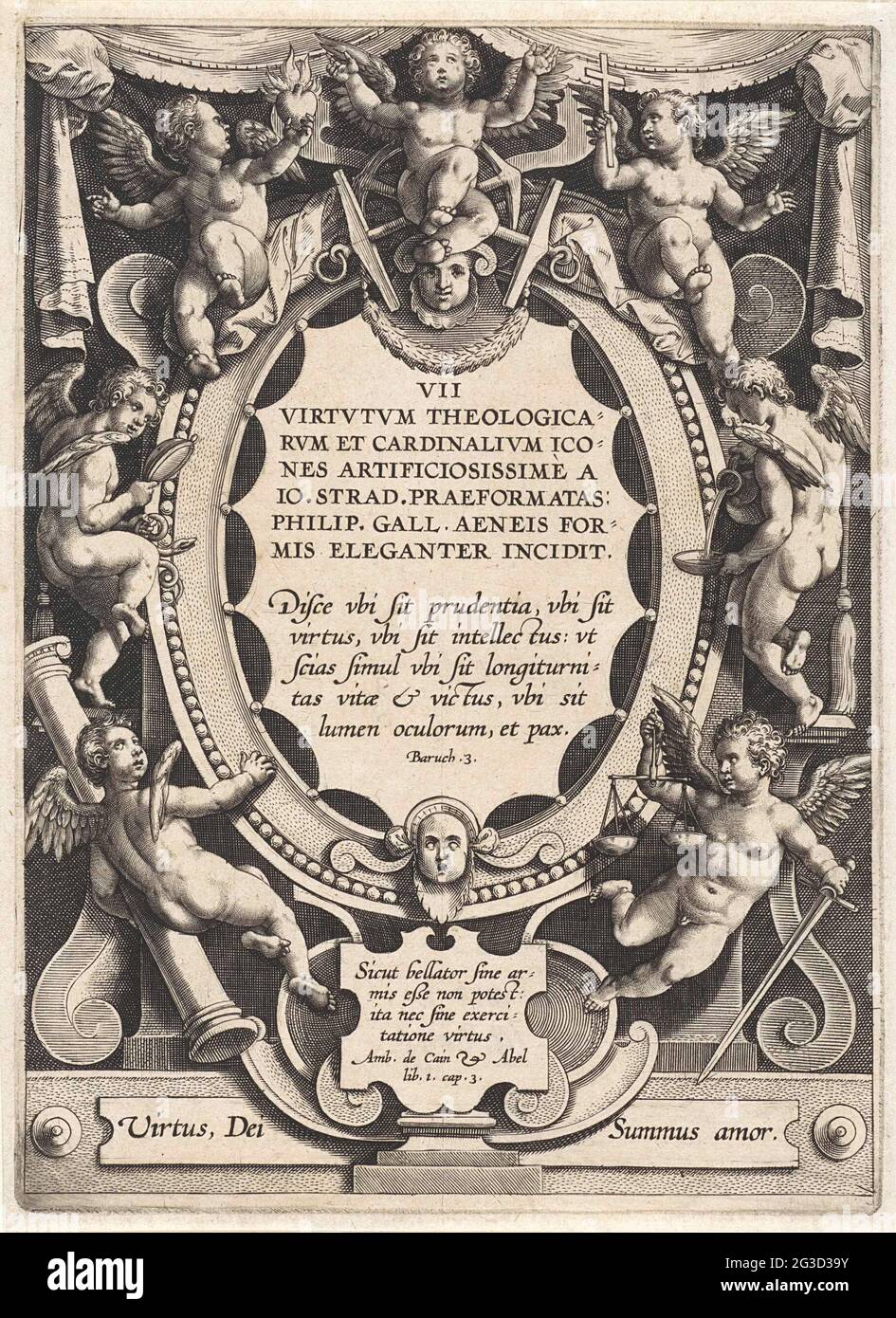 Les 7 Vertus Dans La Bible Sept vertus cardinales Banque de photographies et d'images à haute  résolution - Alamy