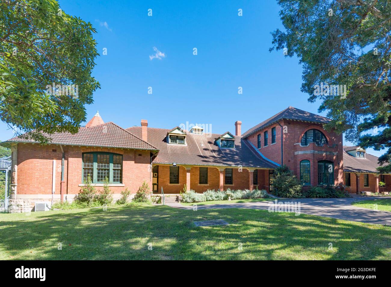 Digby House (quartier 22) nommé d'après John Thomas Digby, le premier superviseur de l'hôpital psychiatrique de Gladesville à Sydney, qui a fonctionné à partir de 1838-1993 Banque D'Images