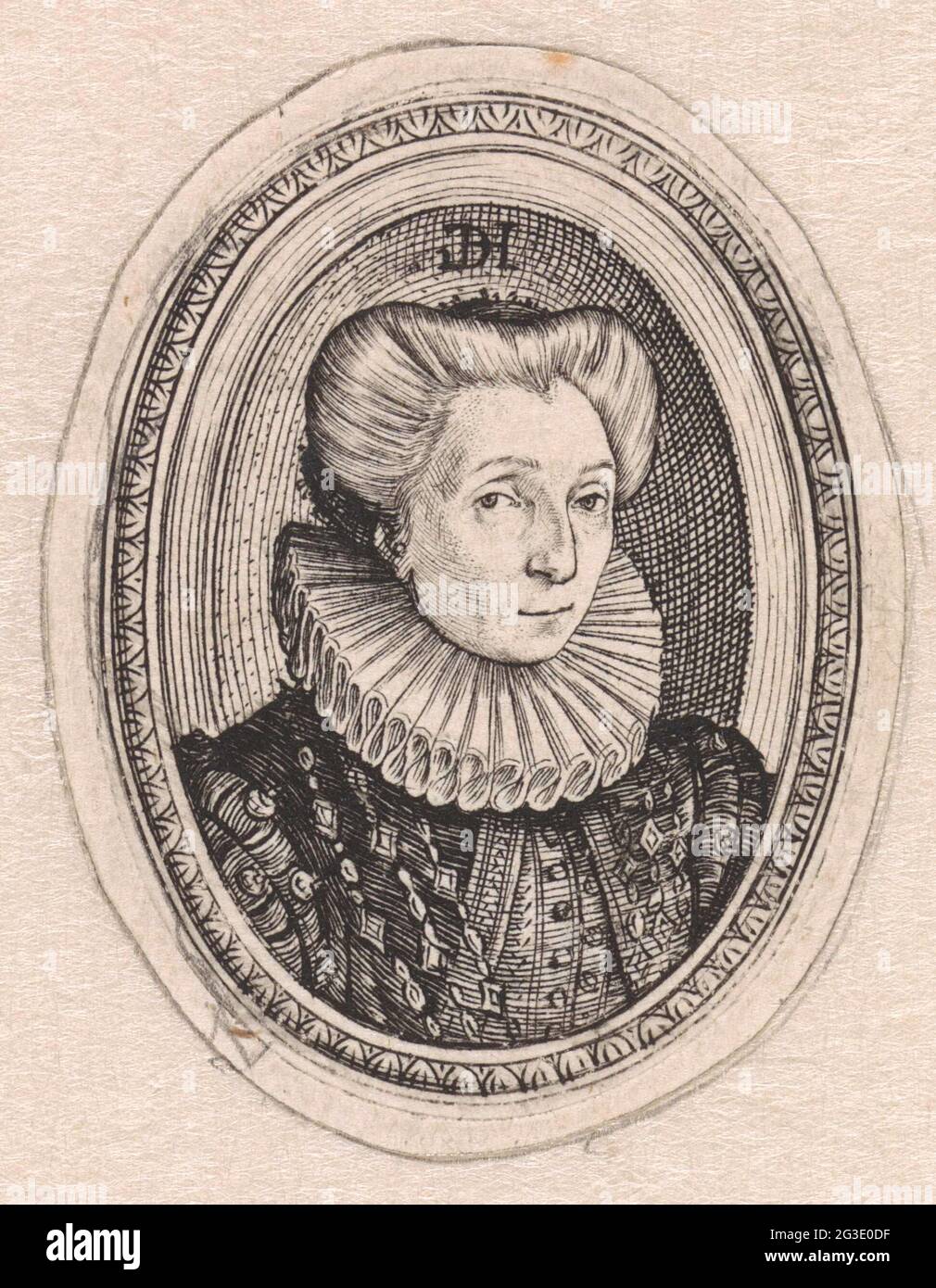 Portrait de Charlotte de Bourbon. Portrait de Charlotte de Bourbon