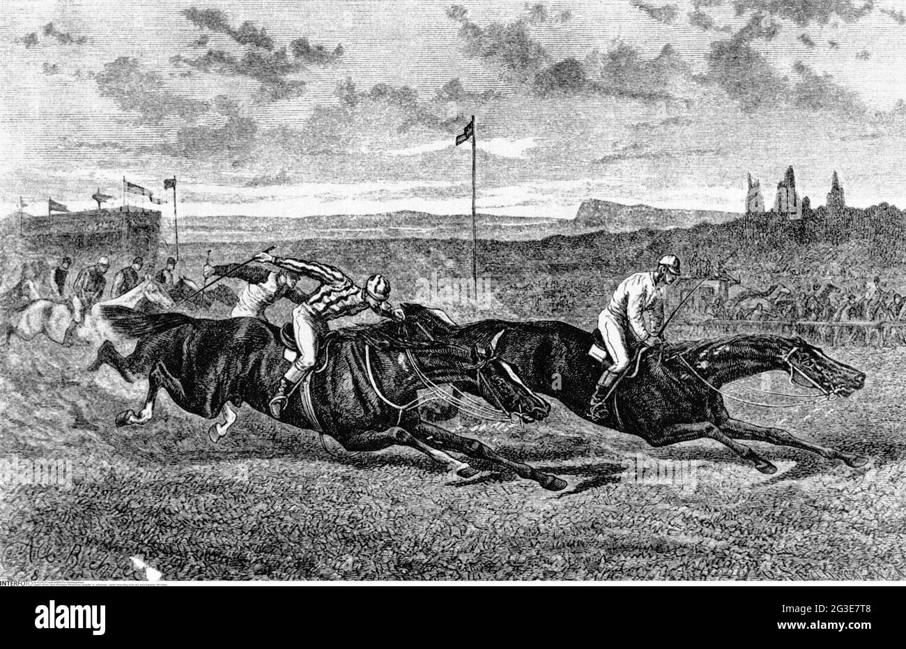 1880 - [Horses] Cheval et cavalier - Catawiki