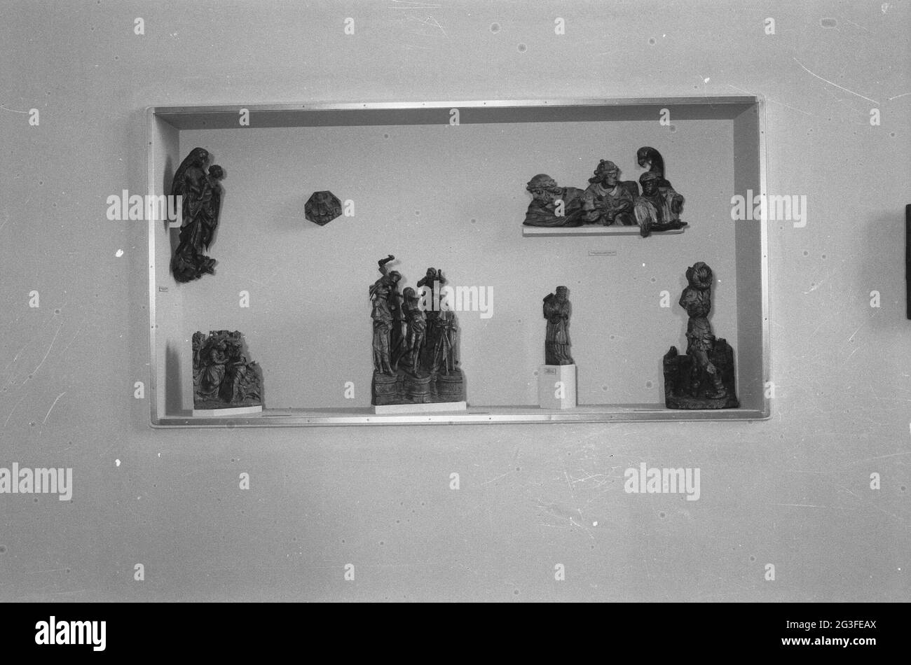 Exposition d'images ; Interiors West, installé au début des années 1950. . Banque D'Images