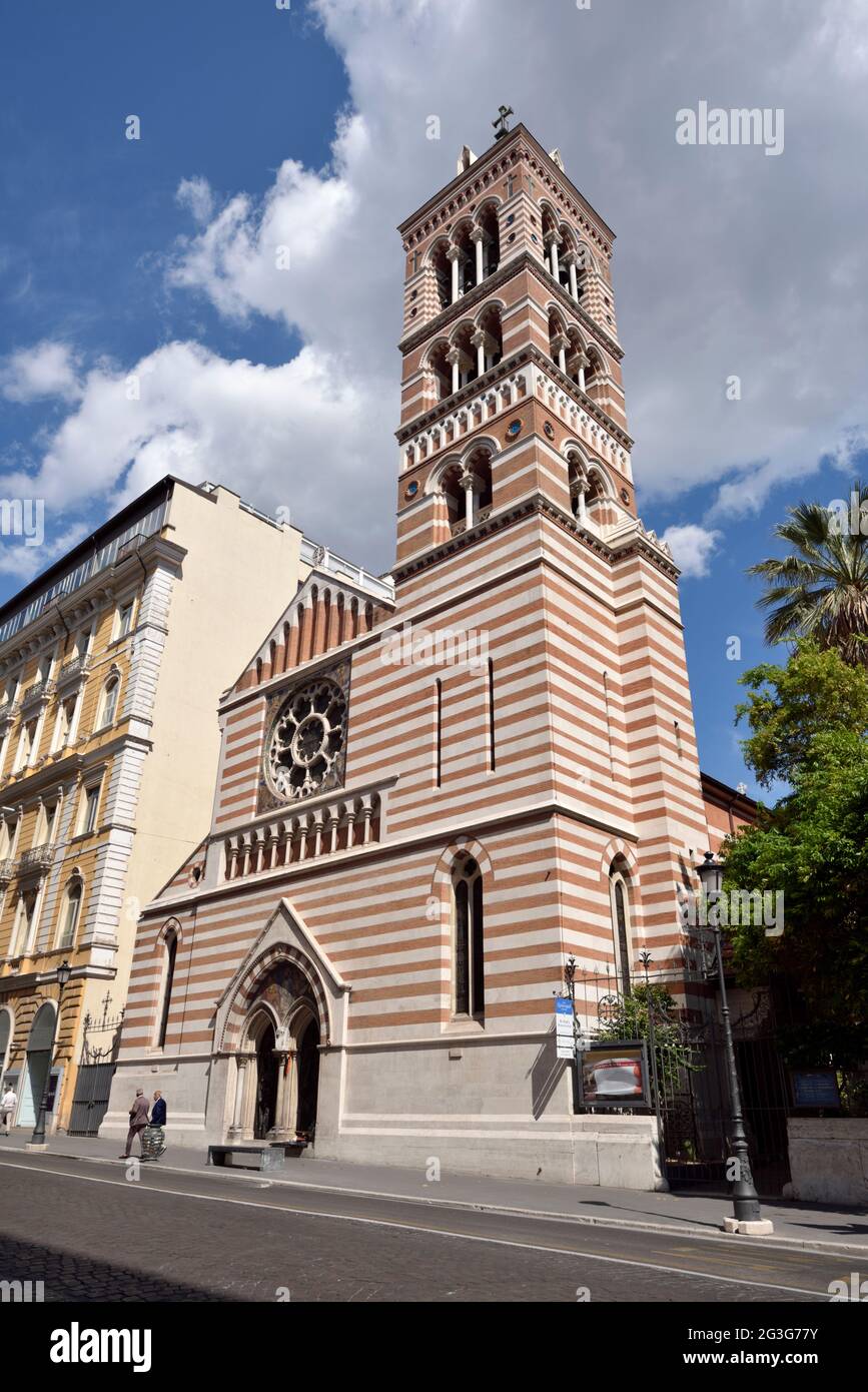 Italie, Rome, via Nazionale, chiesa di San Paolo dentro le Mura Banque D'Images