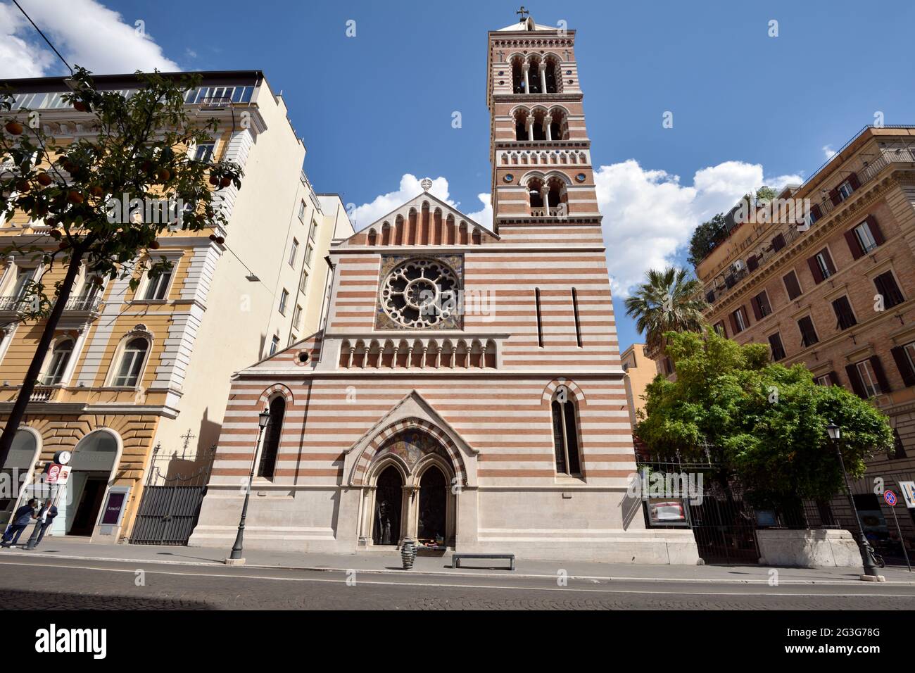 Italie, Rome, via Nazionale, chiesa di San Paolo dentro le Mura Banque D'Images