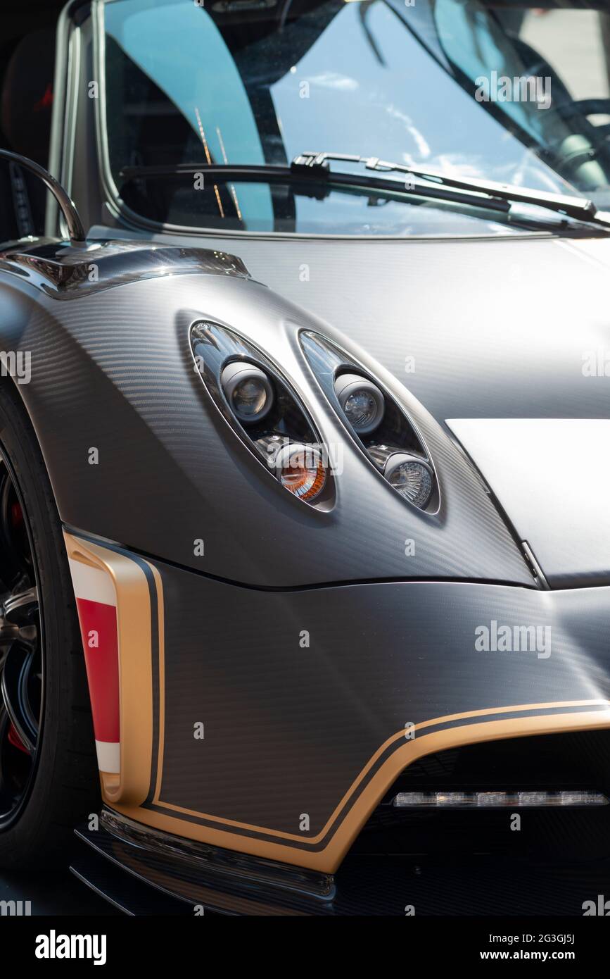 Italie, Lombardie, Milan, Milan Monza Motor Show 2021, Pagani Imola Banque D'Images