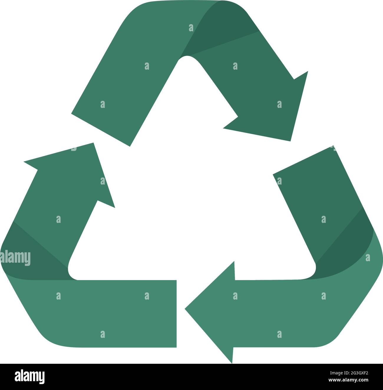 Conception symbole de recyclage Illustration de Vecteur