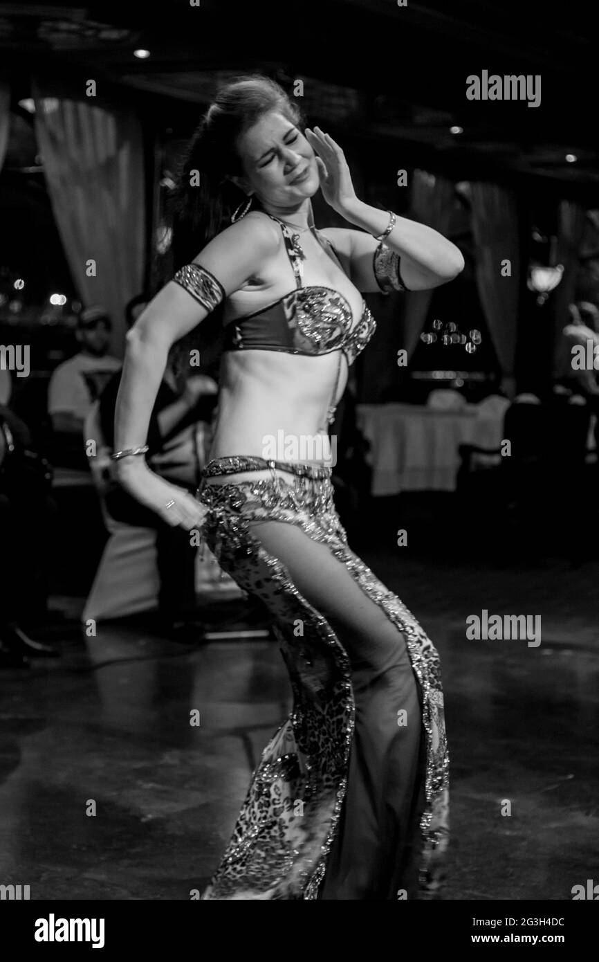 Danse bélly égyptienne Banque D'Images