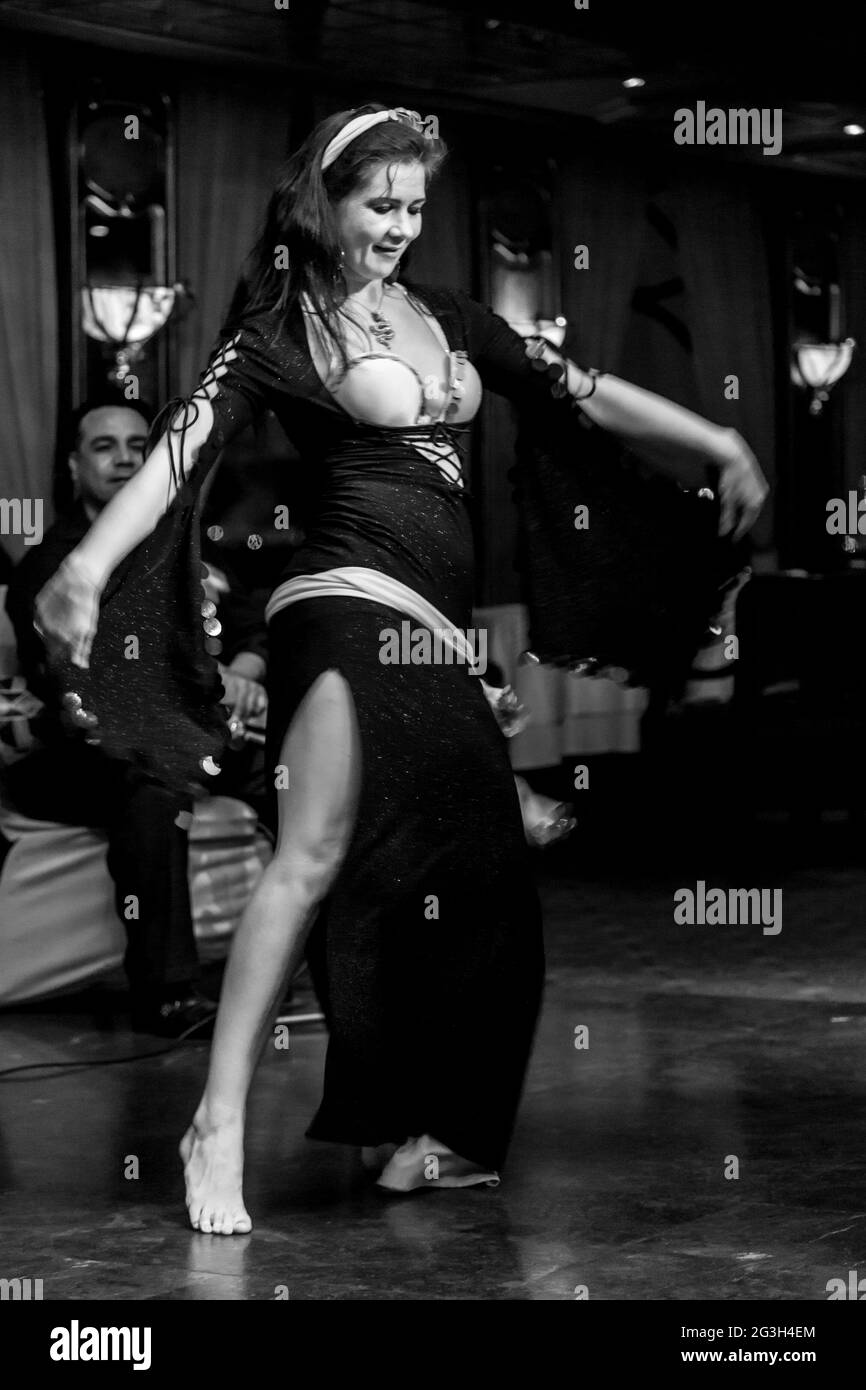 Danse bélly égyptienne Banque D'Images