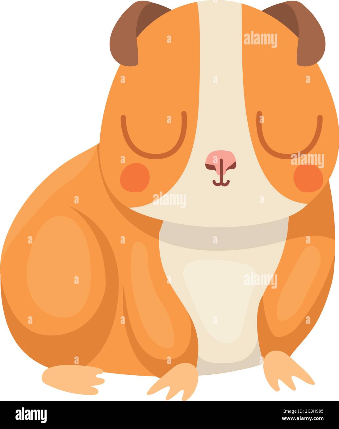 joli motif hamster Illustration de Vecteur