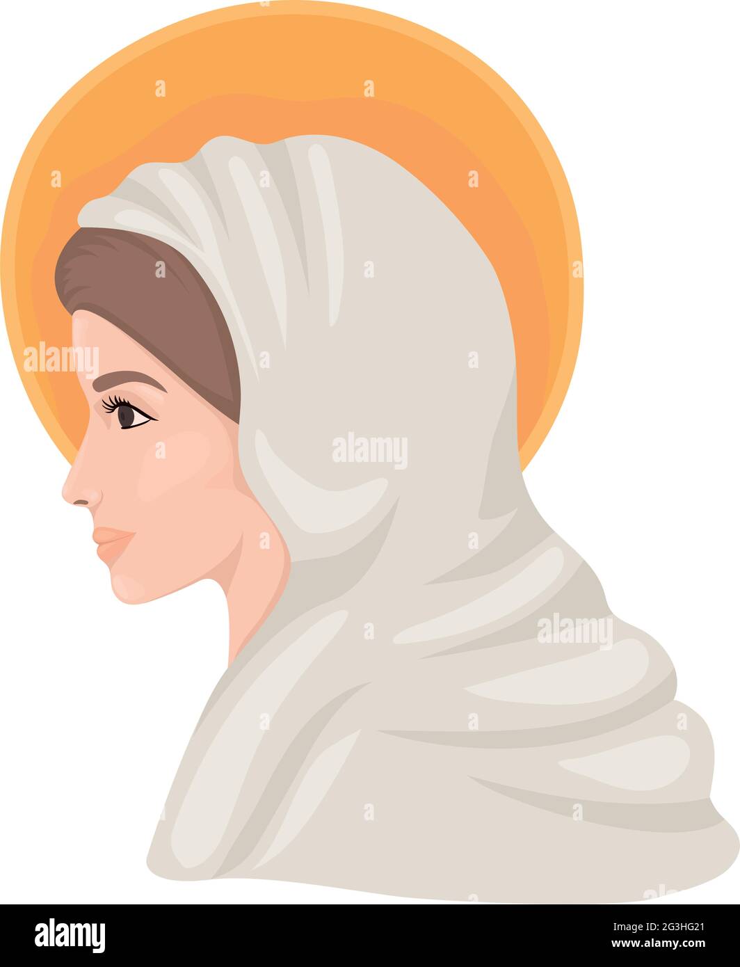 conception de la sainte marie Illustration de Vecteur