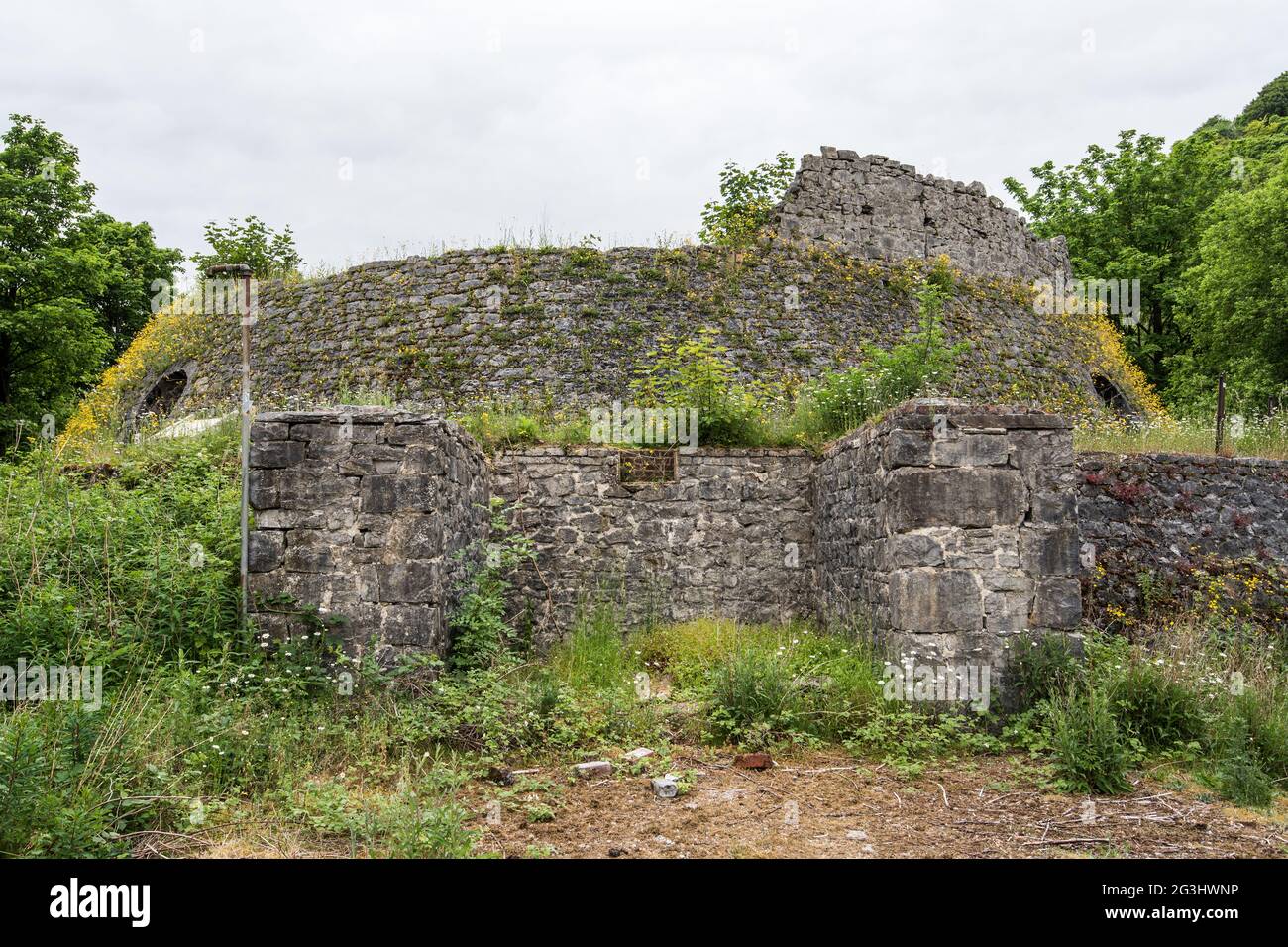 Hoffmann Kiln, Langcliffe, Yorkshire du Nord Banque D'Images