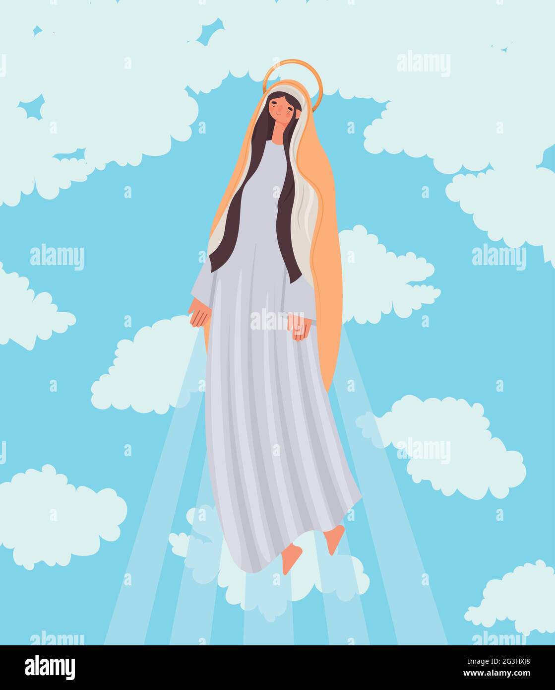illustration de la sainte marie Illustration de Vecteur