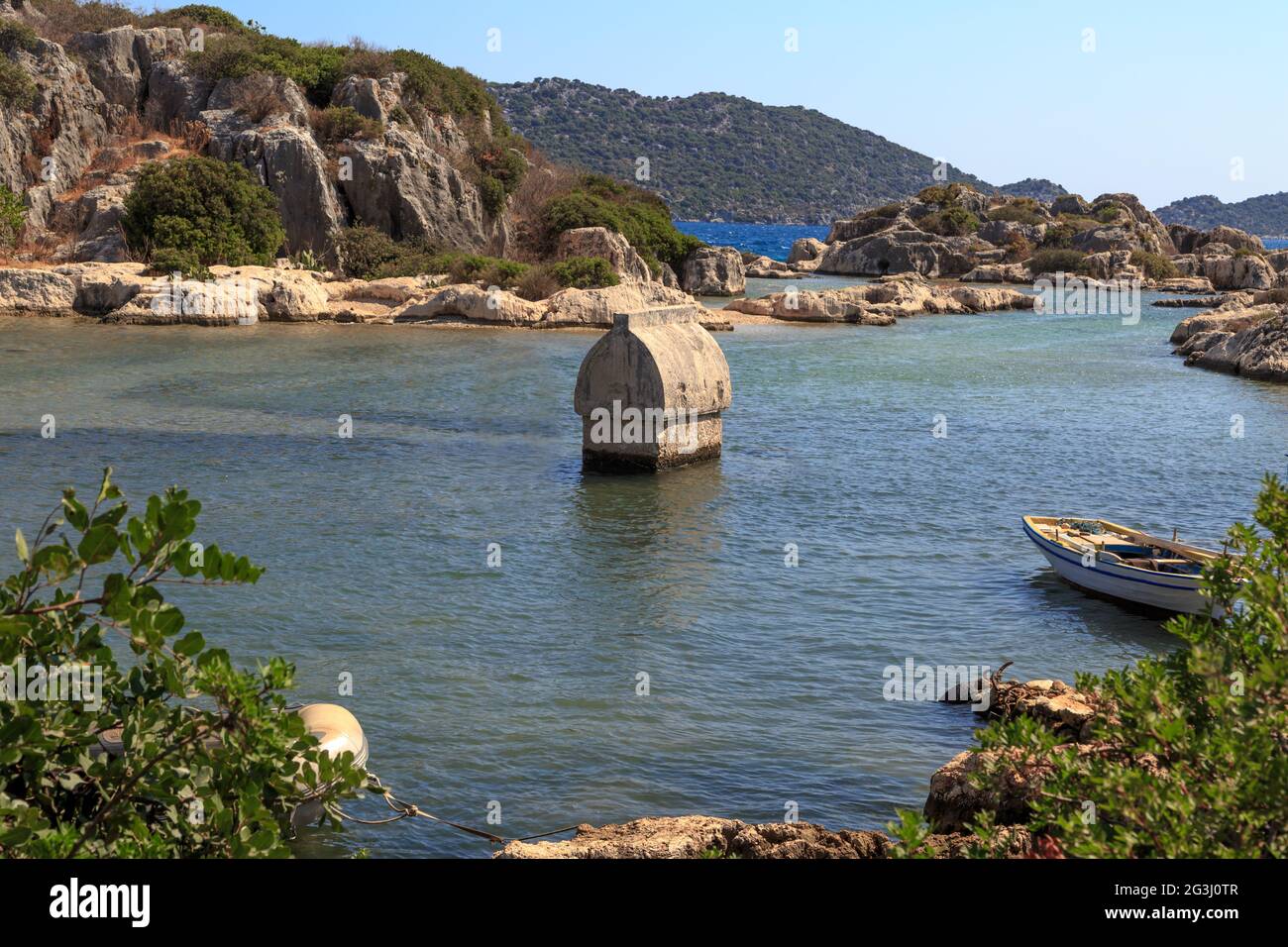 Kekova région ancienne Lycienne Banque D'Images